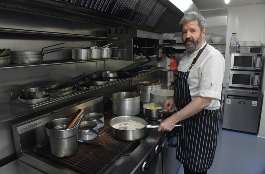 Chef Alastair’s back cooking up a storm