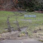Damage to town beauty spot