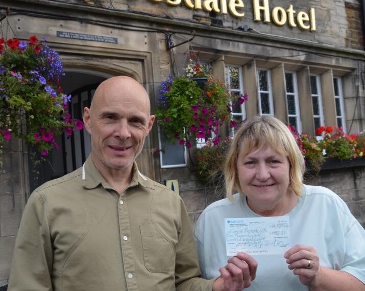 Fell running hotelier’s thanks to supporters who raised almost £2k