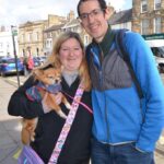 Couple go ‘walkies’ for charity