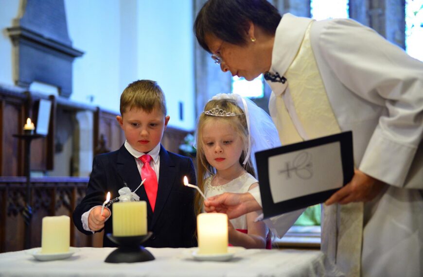 Pupils enjoy mock wedding at Gainford