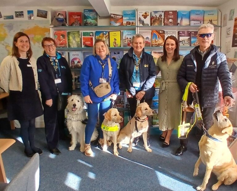 Barnard Castle travel agents back Guide Dogs UK