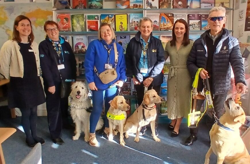 Barnard Castle travel agents back Guide Dogs UK