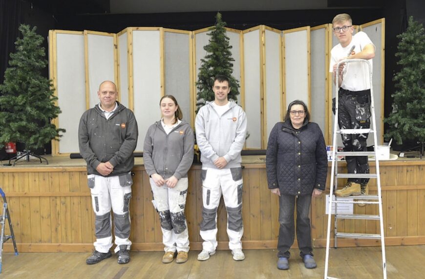 Young people benefit in spruce-up at Butterknowle