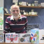 Kevin Dowson’s colourful cards raise cash for…