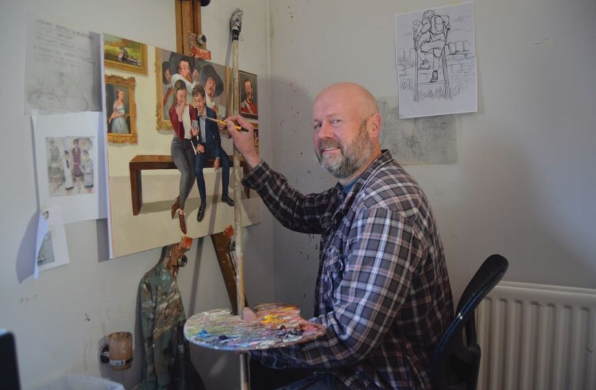 Lee brings his light touch to oil painting