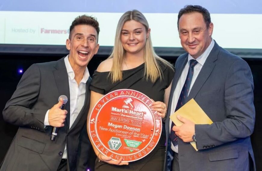 Megan Dawson named new auctioneer of year