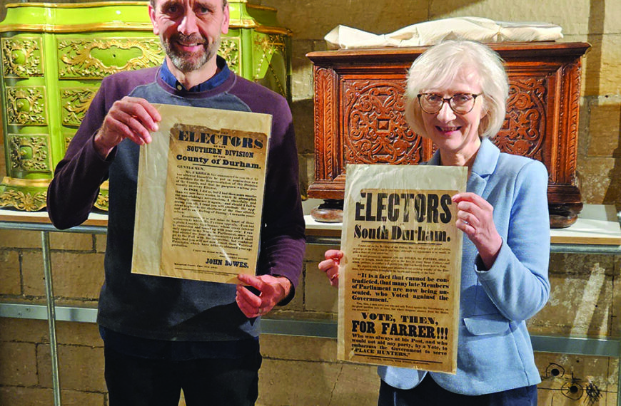 Historic election posters added to archive at The Bowes Museum