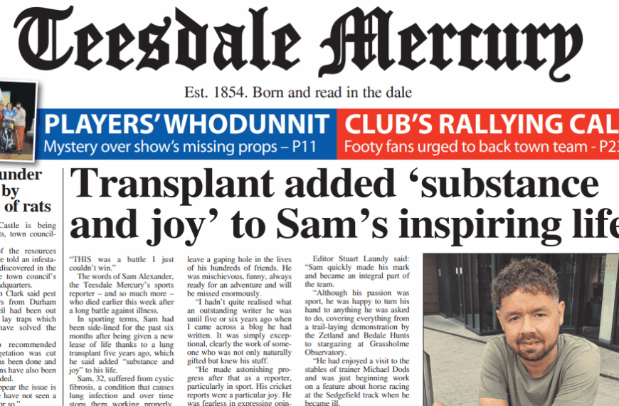 This week’s paper is out now