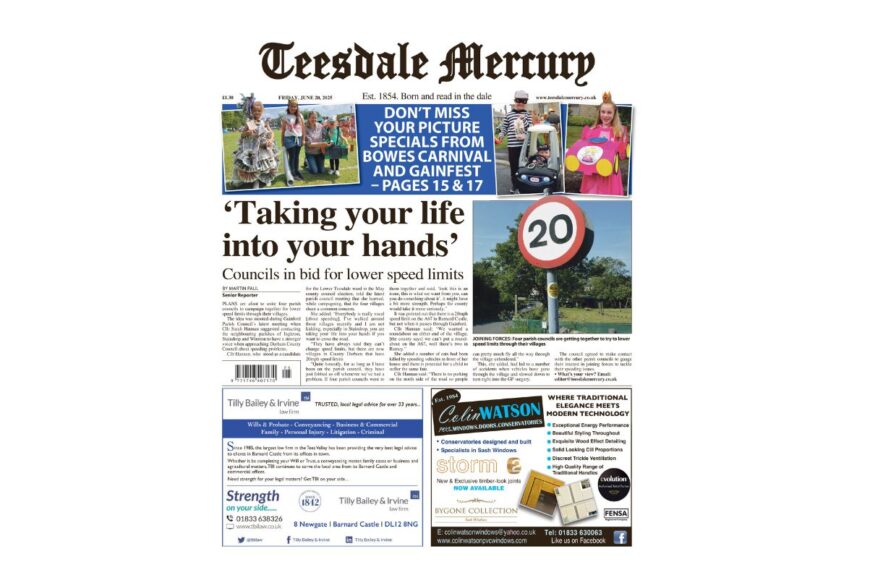 Could you be the Teesdale Mercury’s next sales manager?