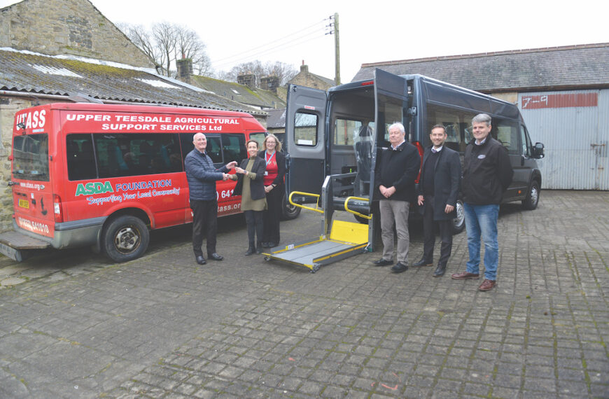 New community transport bus hits the dale’s roads