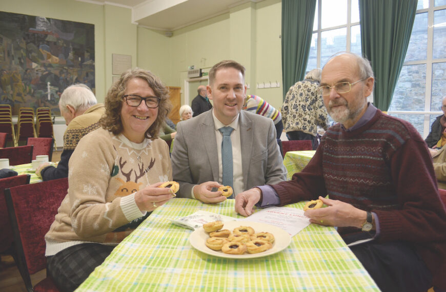 Diners tuck in to advent lunches – and raise £660