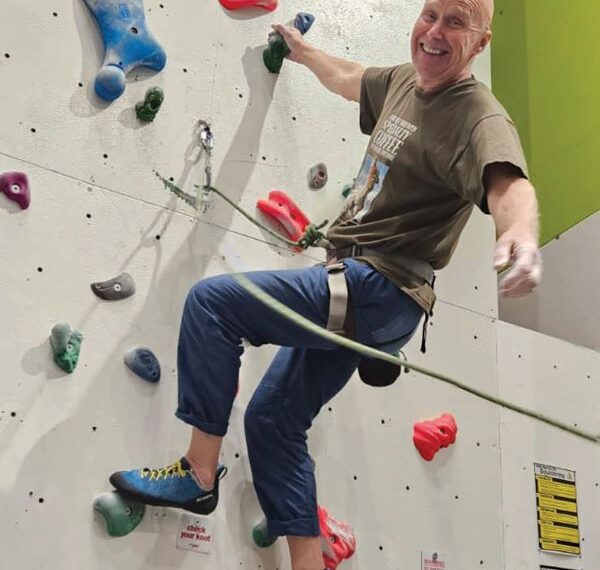 Climbing is good for mind and body