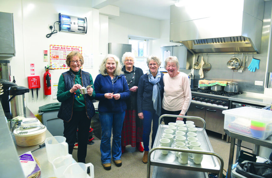 Warm welcome for the return of popular monthly coffee morning