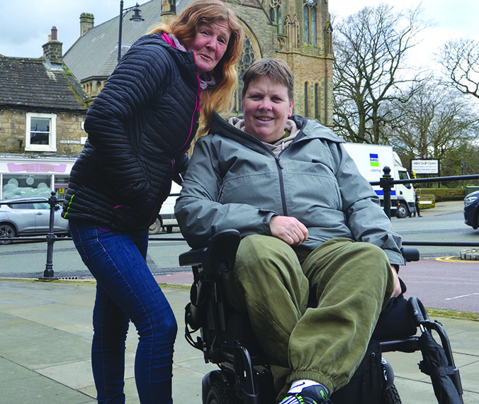 Full speed ahead for Sue’s new wheelchair