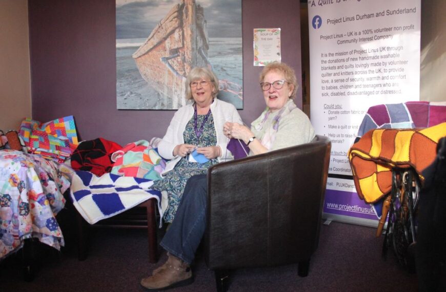 Kind knitters create blankets for children in need