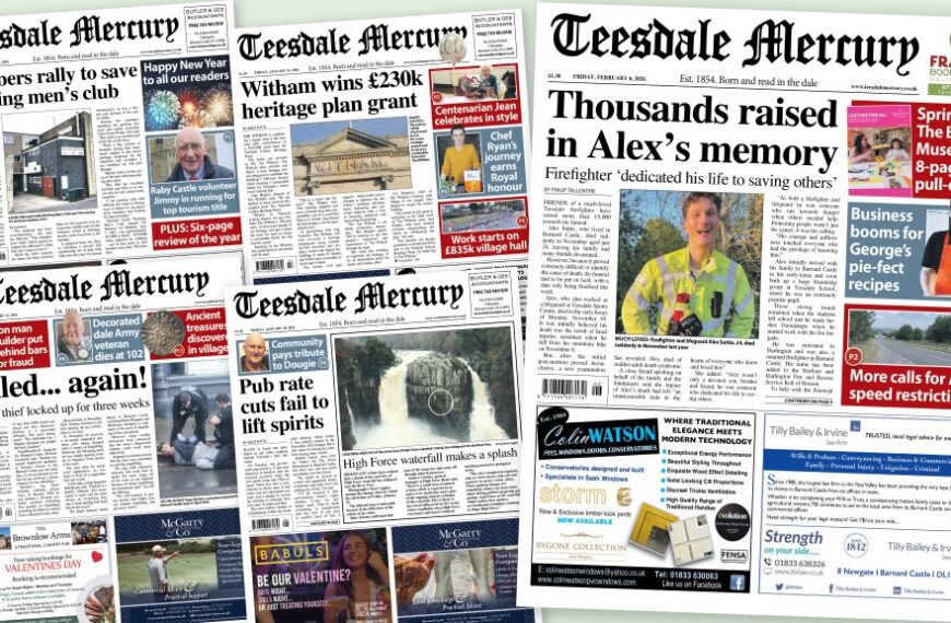 Sales manager – Teesdale Mercury